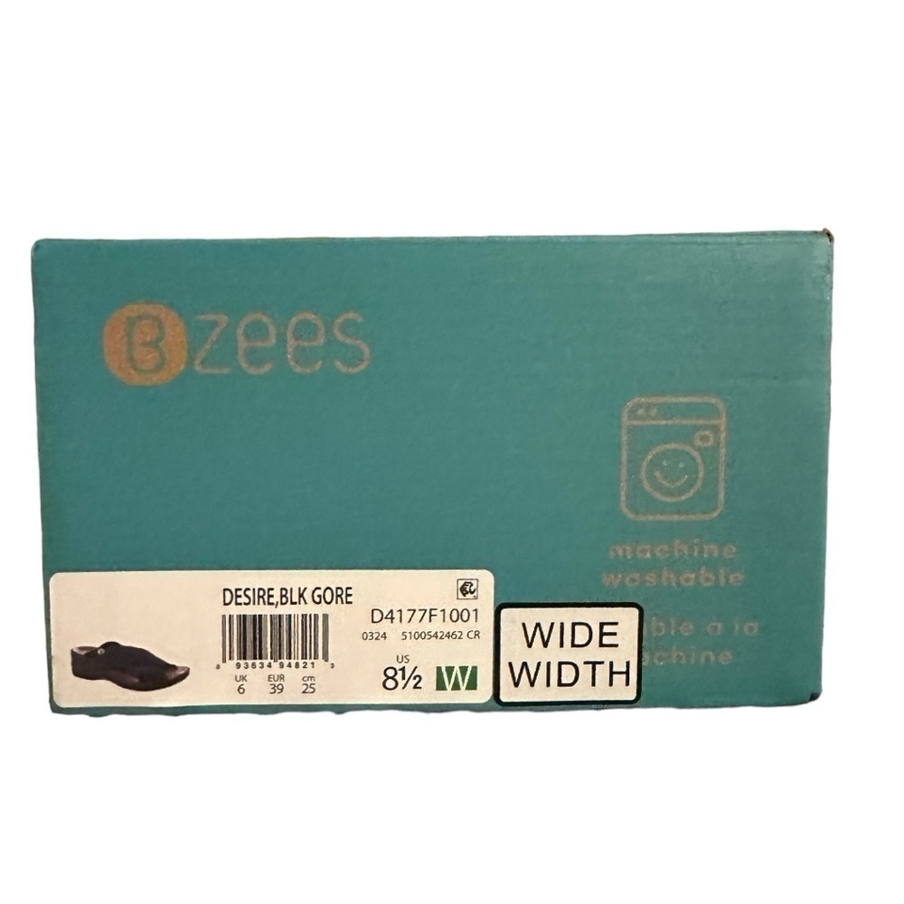 BZEES Desire Wedge Sandals in Black NIB - Size 8.5 Wide MSRP $ - Picture 12 of 13